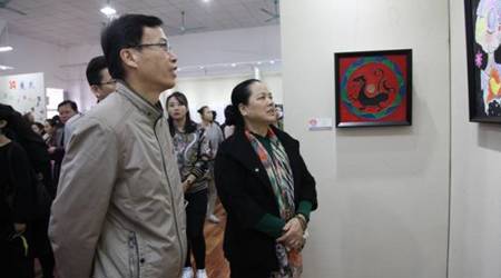 广西艺术学校举办2017届毕业生画展