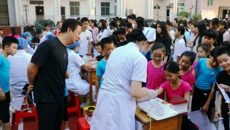 广西艺术学校组织全校学生进行健康体检