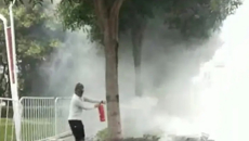 我校刘勇老师见义勇为挺身救火受慰问褒奖